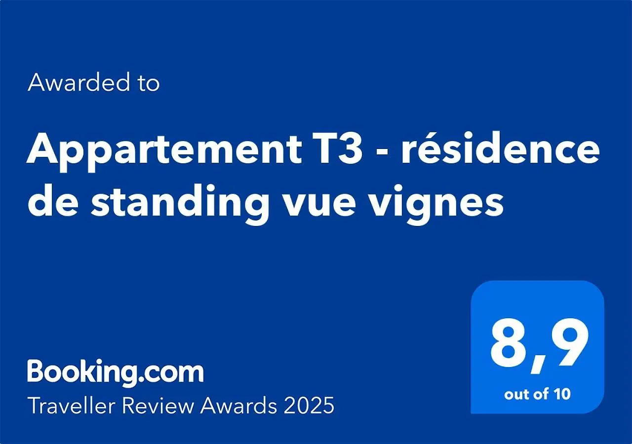 Appartement T3 - résidence de standing vue vignes La Croix-Valmer